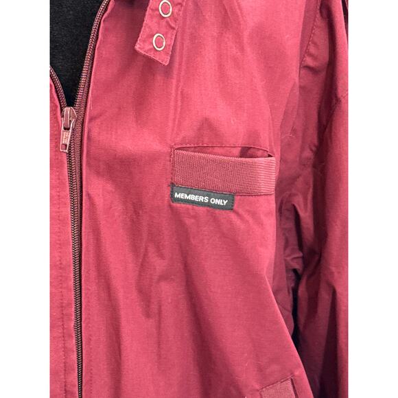 Vintage Members Only Zippered Jacket Mens XL - Picture 4 of 5